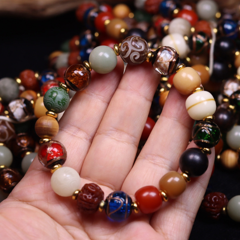 Ethnic Fashion Way - Five-Way God of Wealth Multi-Treasure Bodhi