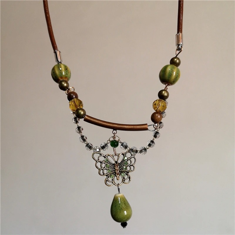 Fashion Bead Bohemia Necklace  – Y2K Ethnic Fashion recenzja i cena