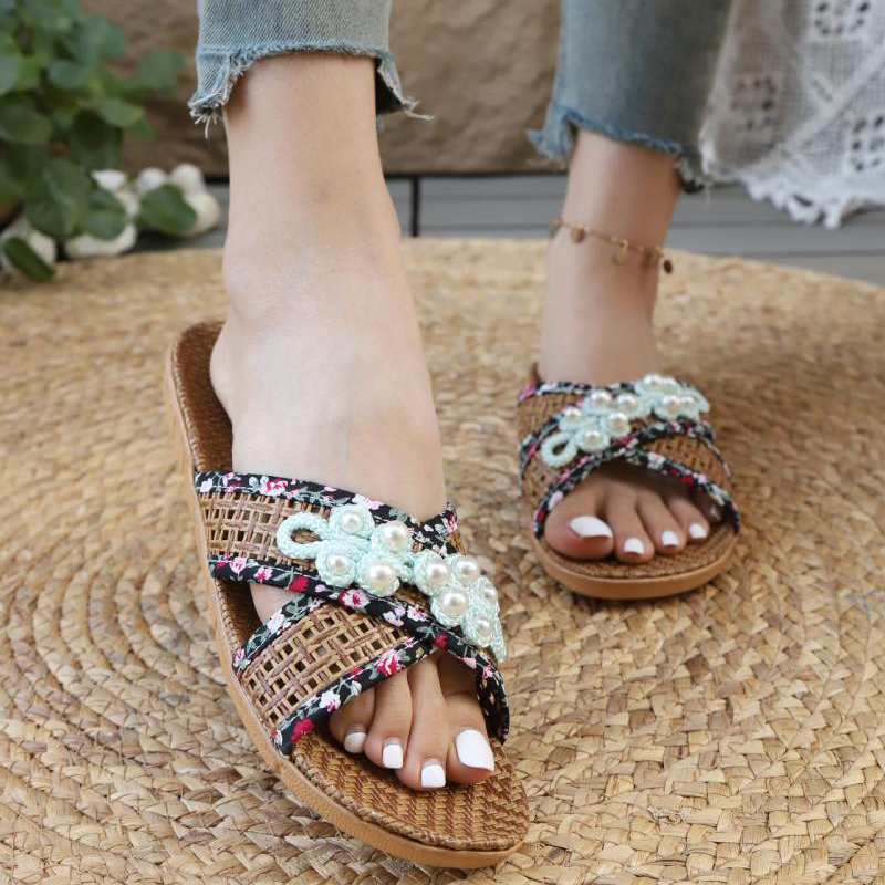 Bohemian Ethnic Woven Straw Fl – Ethnic Fashion Walk recenzja i cena
