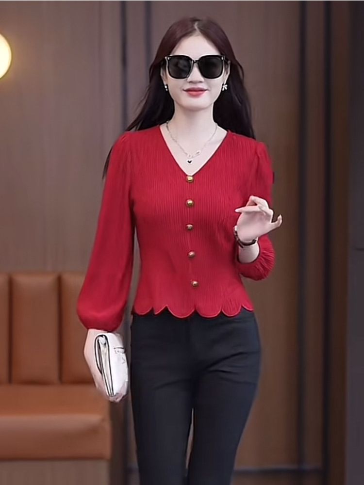 French Shirt Women Long-sleeve – Thai Silk Blouse recenzja i cena