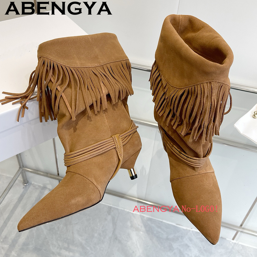 Suede Leather Edge Tassel Desi – Ethnic Fashion Week recenzja i cena