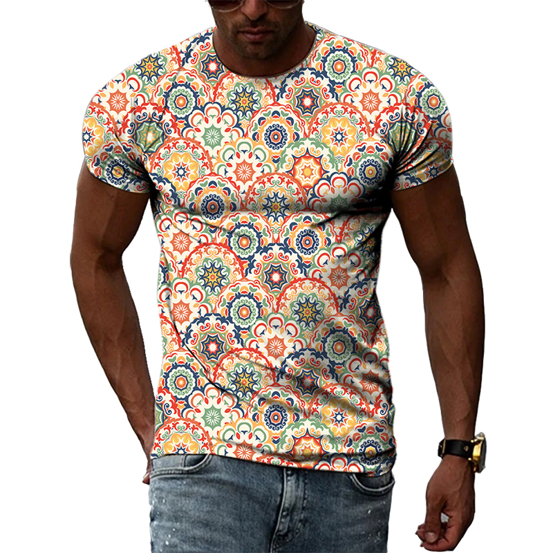 Fashion Ethnic Style Floral Pa – Y2K Ethnic Fashion recenzja i cena
