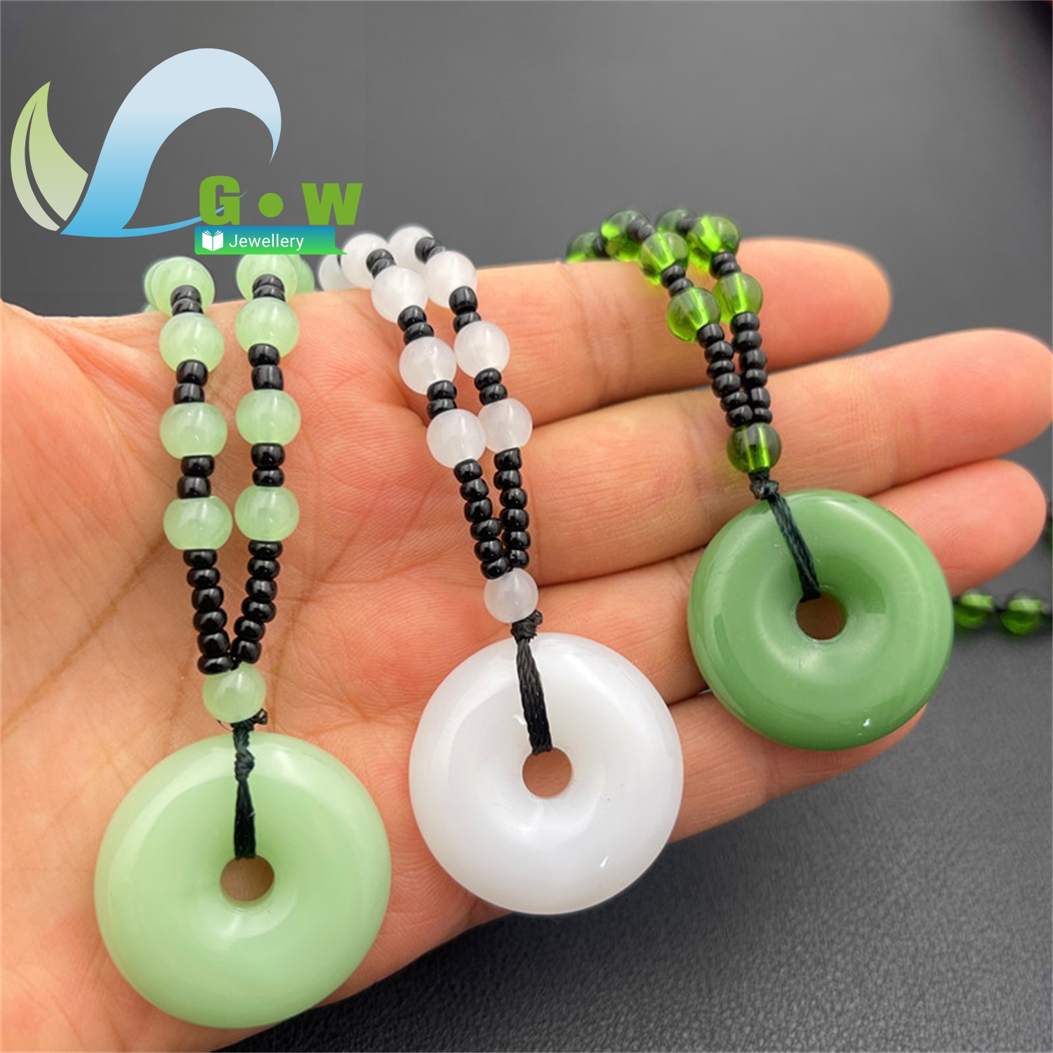 Large Jade Peace Pendant Neckl – Ethnic Fashion Store recenzja i cena