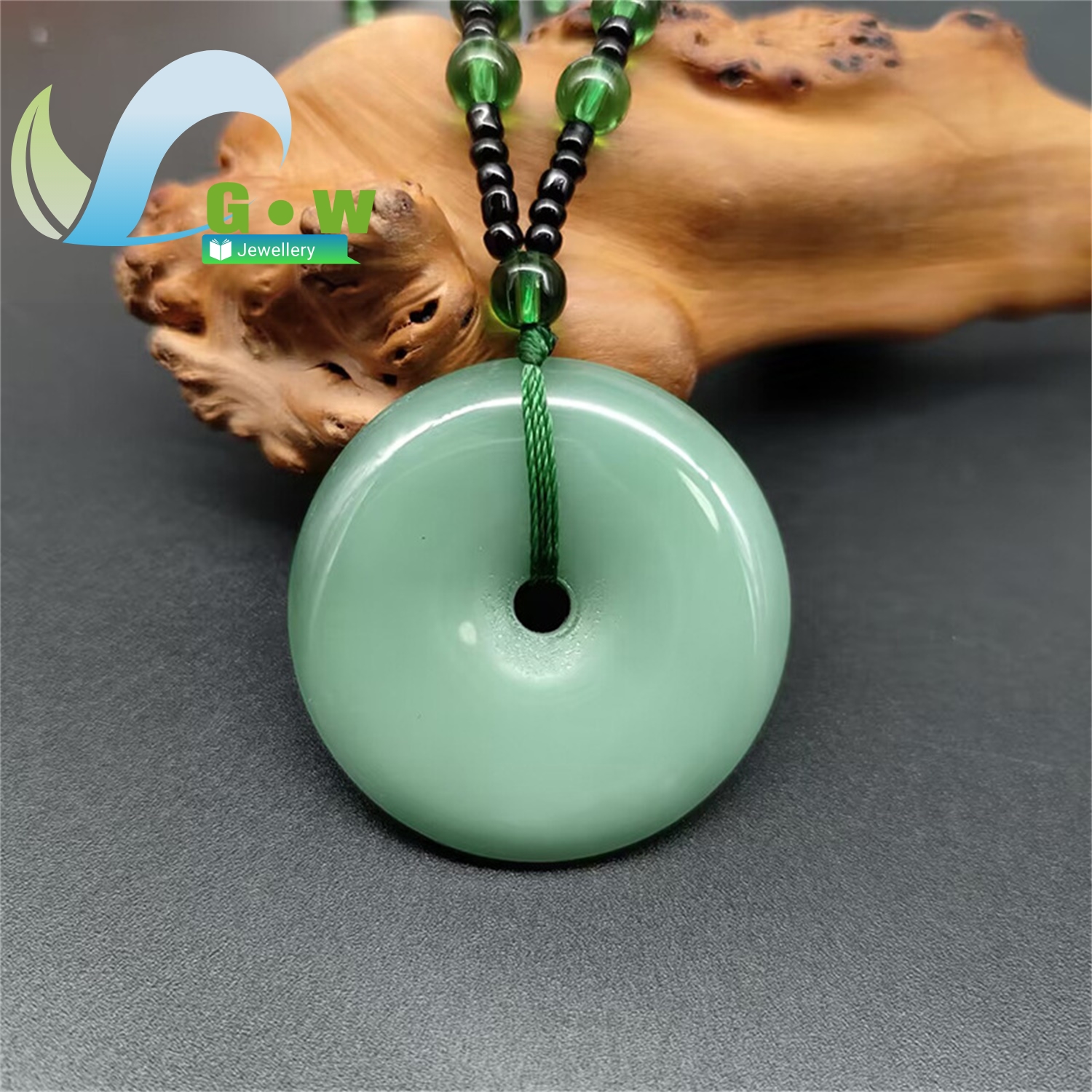 Large Jade Peace Pendant Neckl – Ethnic Fashion Store recenzja i cena