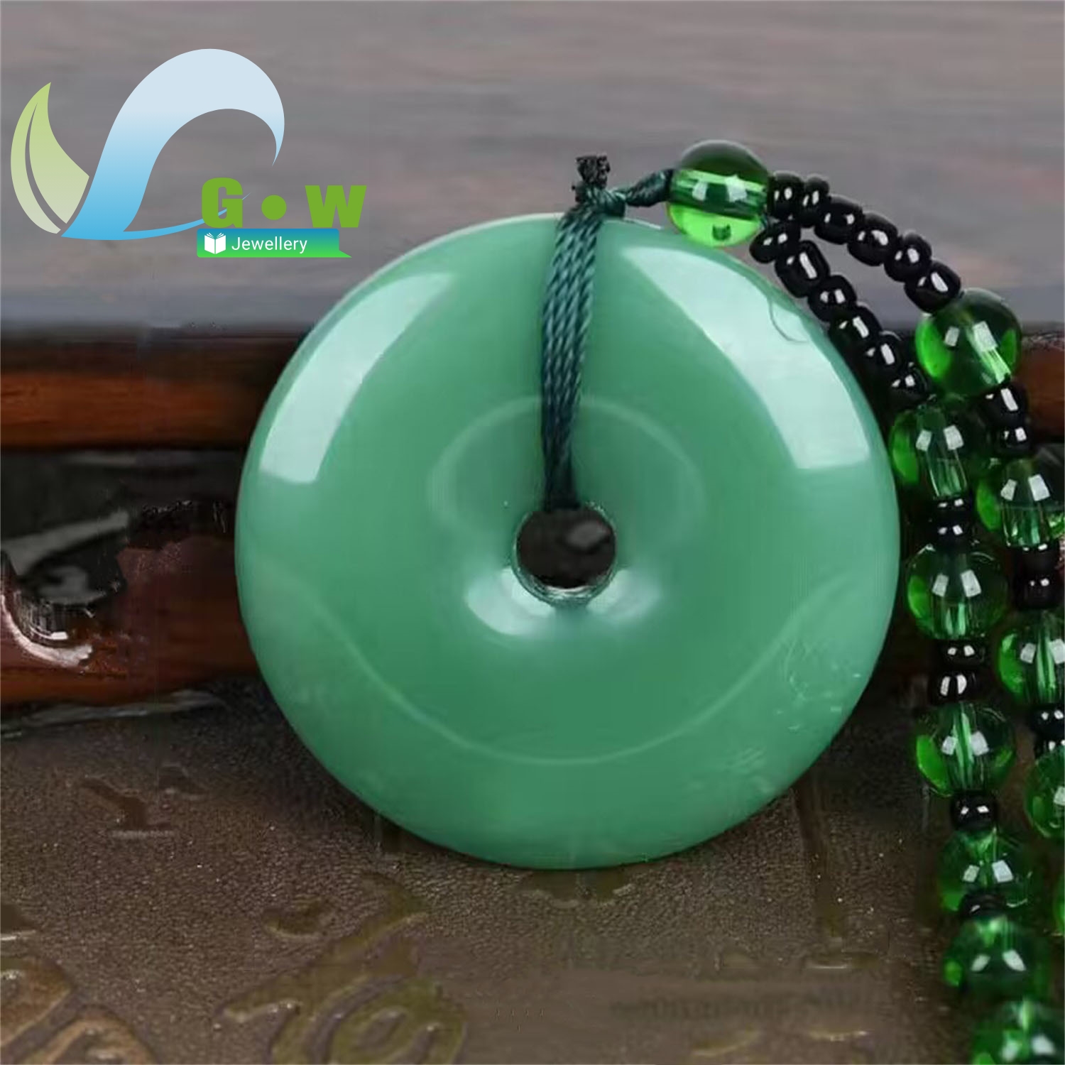 Large Jade Peace Pendant Neckl – Ethnic Fashion Store recenzja i cena
