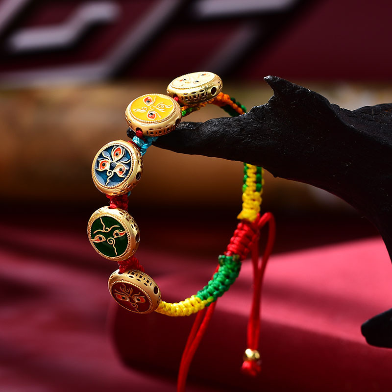 Tibetan Bracelet Hand Woven Ro – Ethnic Fashion Way recenzja i cena