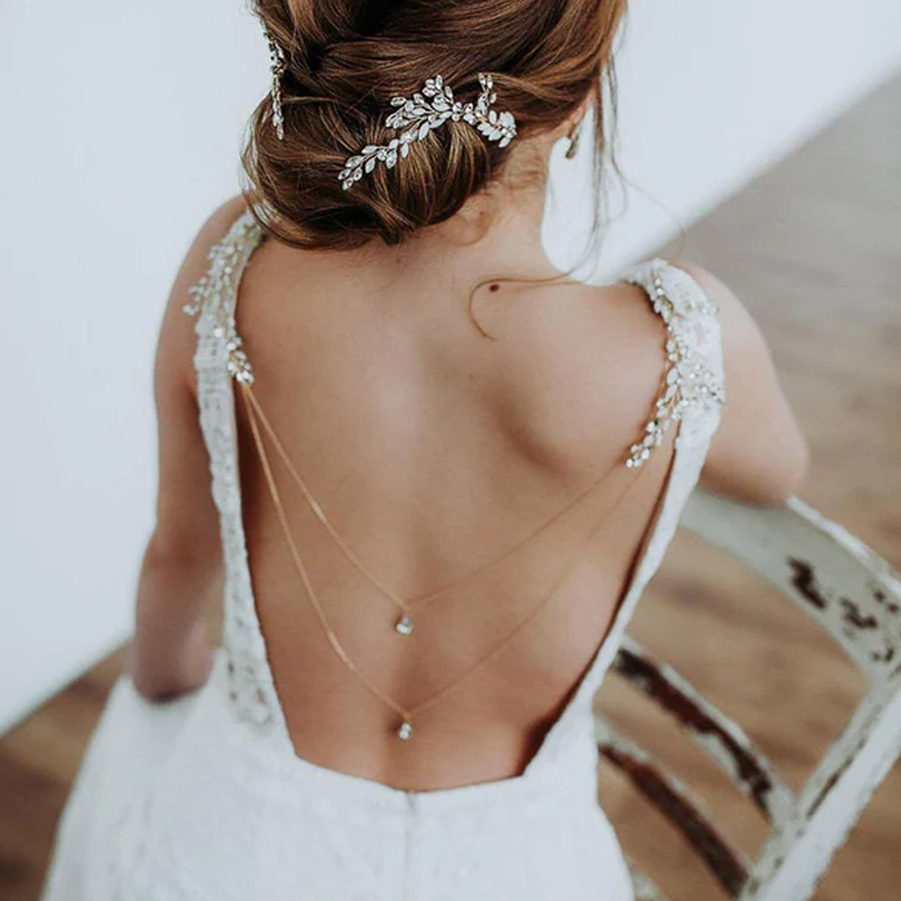 Zircon Tassel Pendant Back Cha – Ethnic Fashion Jewellery recenzja i cena