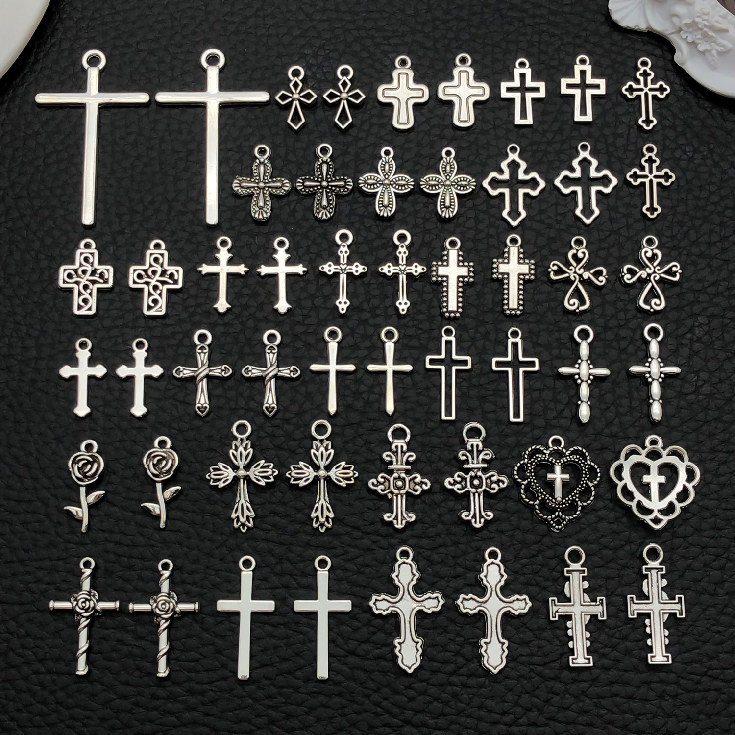 52pcs Assorted Cross Pendants  – Ethnic Fashion Jewellery recenzja i cena