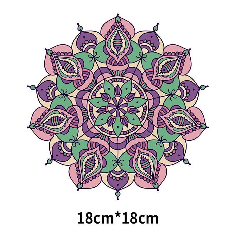 Iron On Patches Yoga Work Clot – Ethnic Fashion Logo recenzja i cena