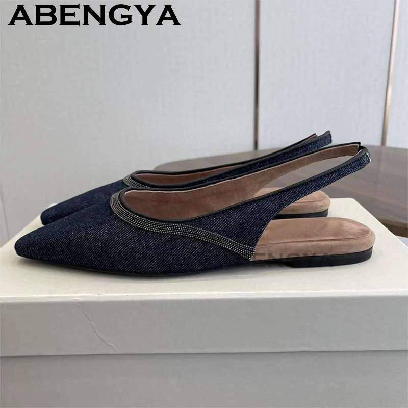 Pointy Toe Flat Heel Sandals f – Ethnic Fashion Walk recenzja i cena