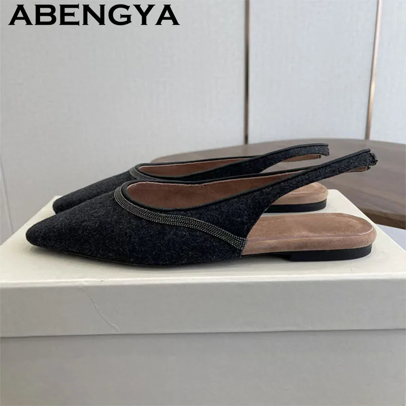 Pointy Toe Flat Heel Sandals f – Ethnic Fashion Walk recenzja i cena