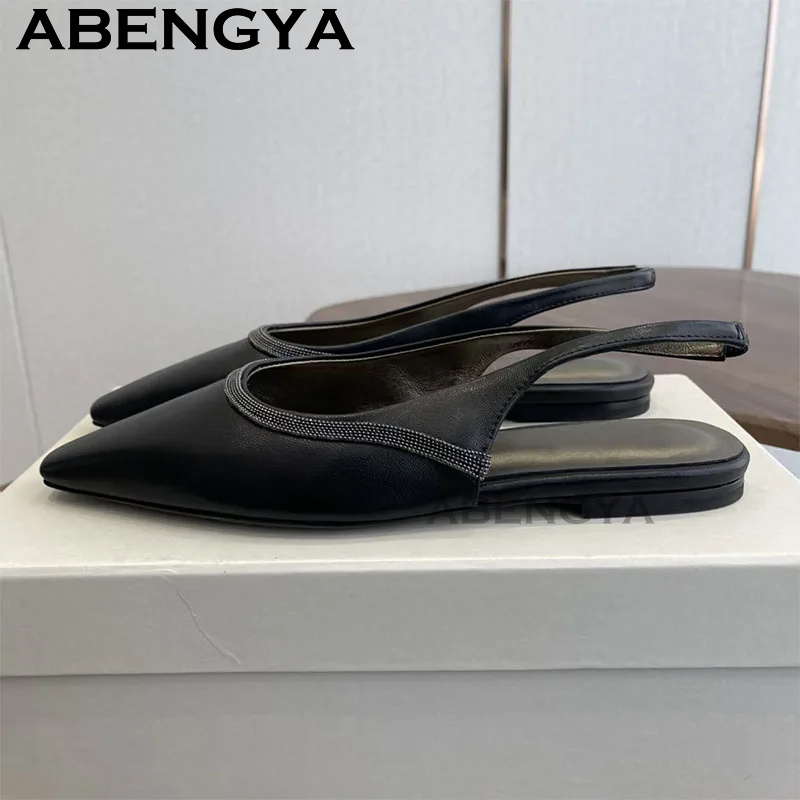 Pointy Toe Flat Heel Sandals f – Ethnic Fashion Walk recenzja i cena