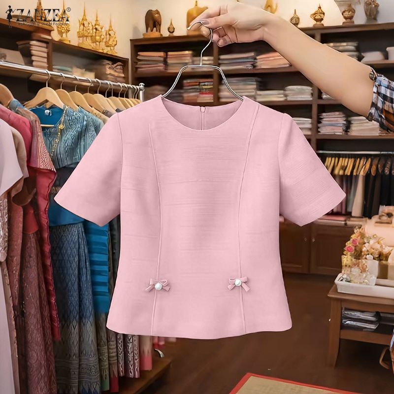 Woman Vintage Elegant Princess – Thai Silk Blouse recenzja i cena