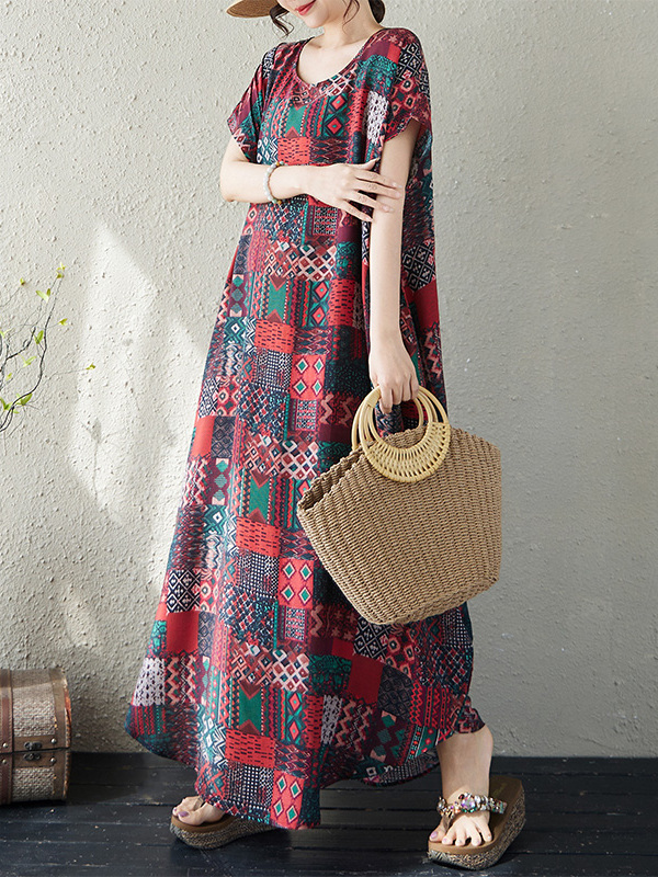 Loose Fit round Neck Cotton Li – Ethnic Fashion Walk recenzja i cena
