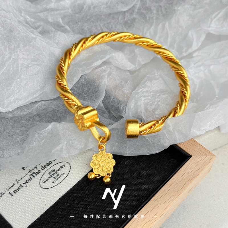 9999 AU750 18K real gold store – Ethnic Fashion Store recenzja i cena