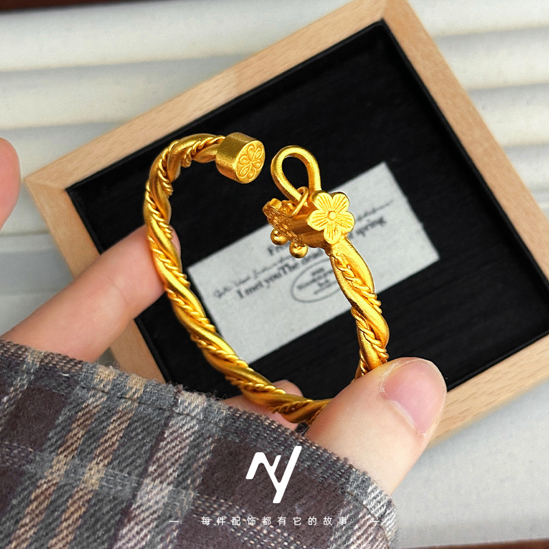 9999 AU750 18K real gold store – Ethnic Fashion Store recenzja i cena