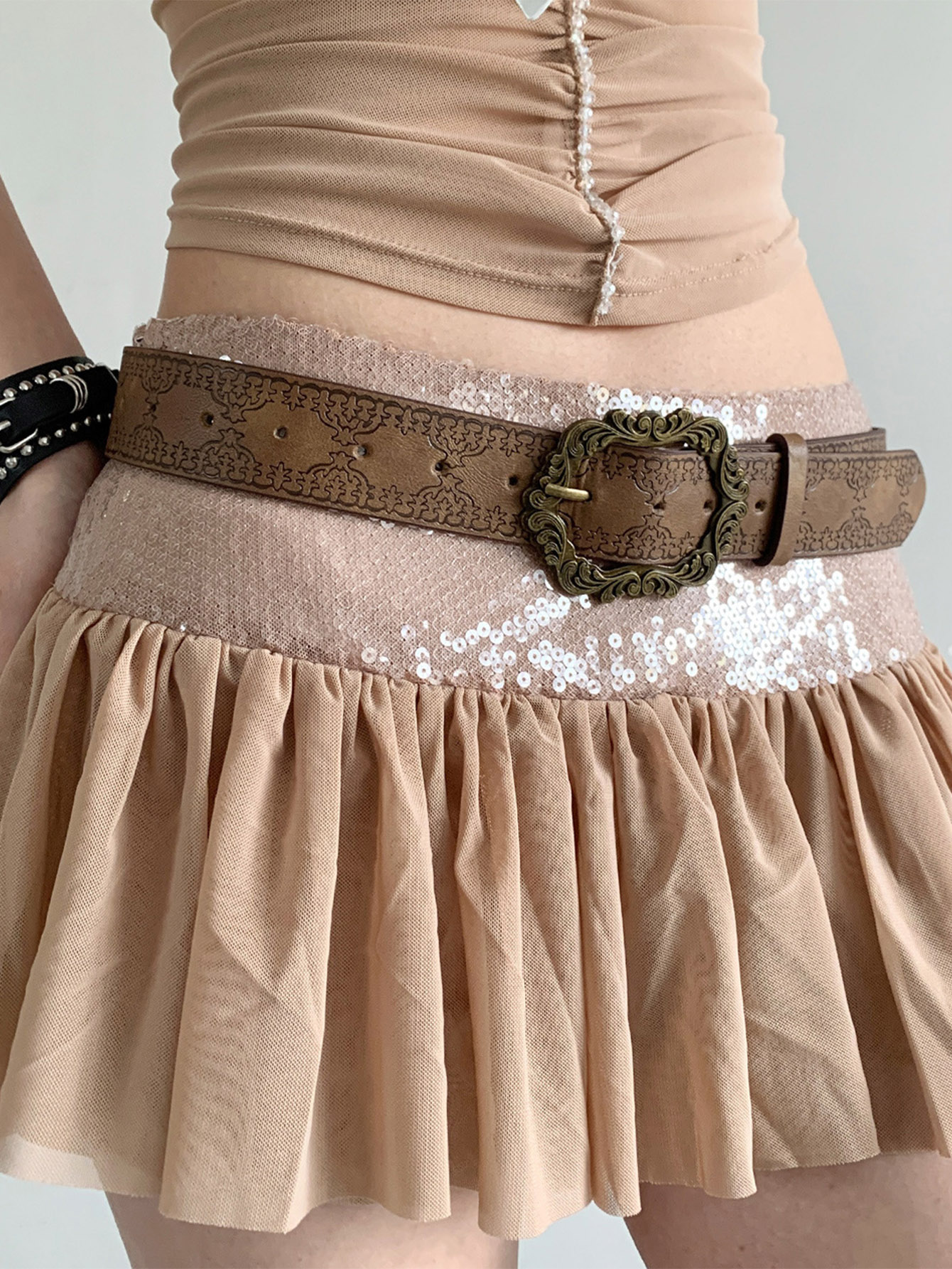 1PCS Women's Belt American Y2K – Y2K Ethnic Fashion recenzja i cena