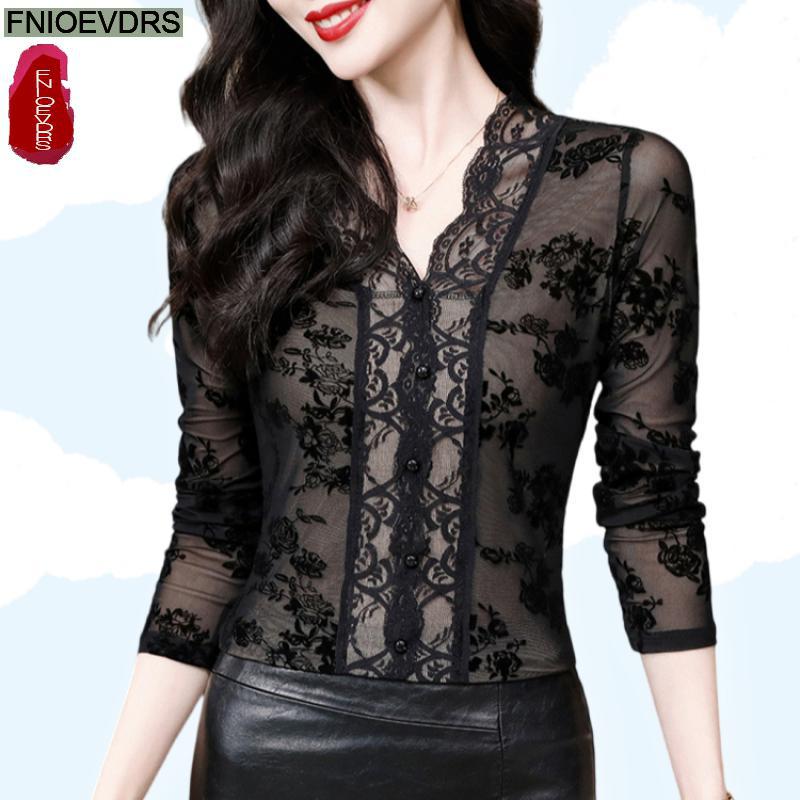 Retro Vintage Flower Black Lac – Thai Silk Blouse recenzja i cena
