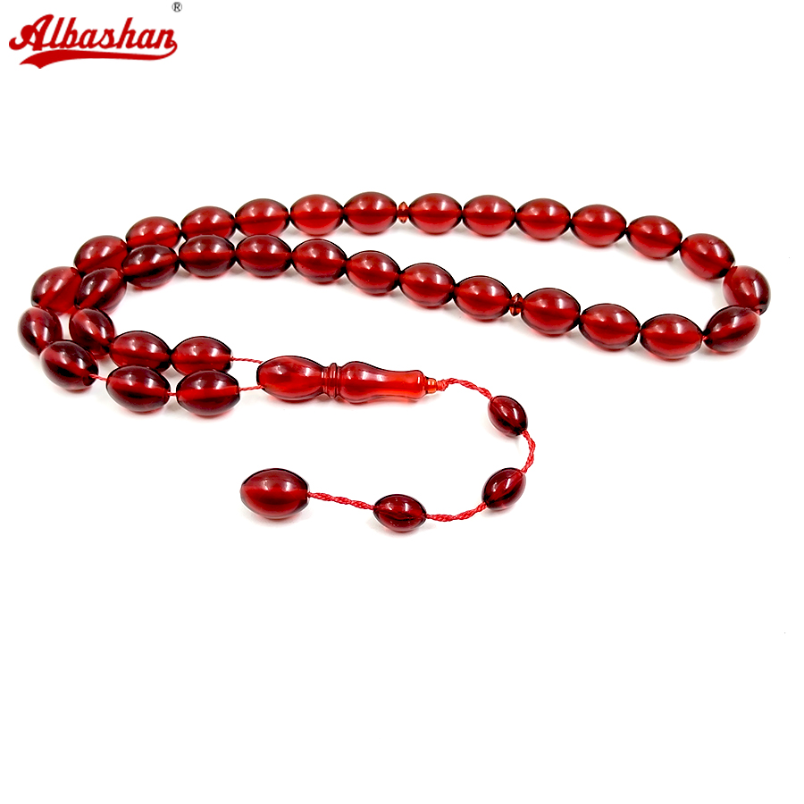 Tasbih Red resin 33 prayer bea – Ethnic Fashion Store recenzja i cena