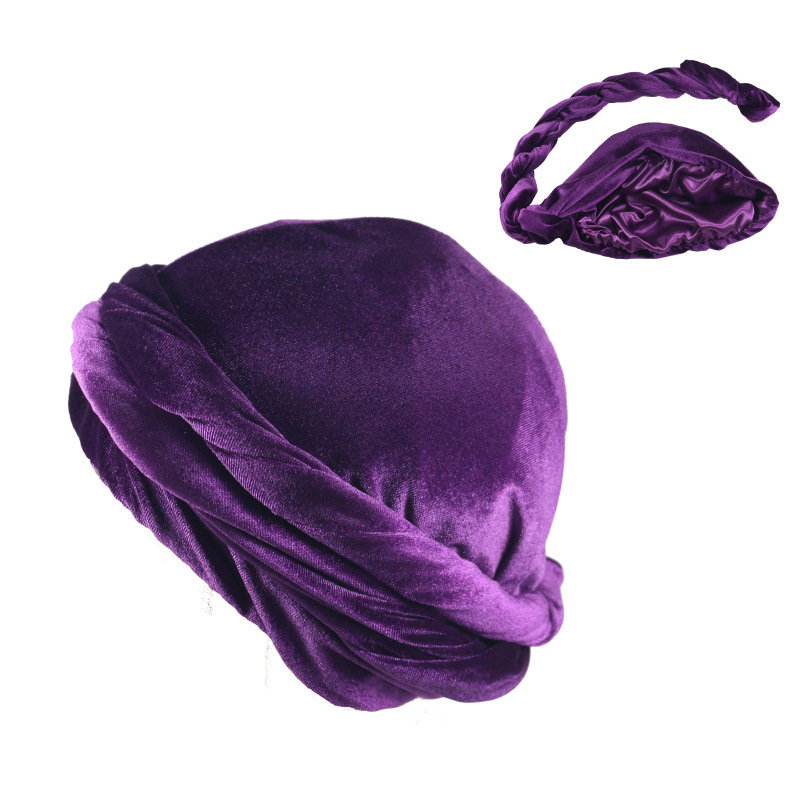 Solid Color Men's Velvet Head  – Ethnic Fashion Designers recenzja i cena