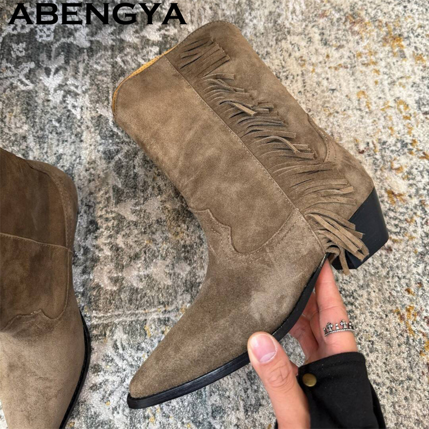New Suede Tassels Designer Ank – Ethnic Fashion Week recenzja i cena