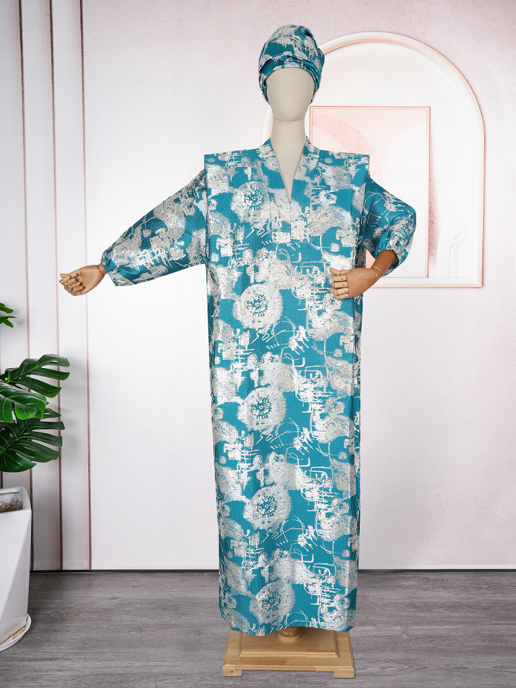 Loose Fit Shiny African Women' – Ethnic Gown recenzja i cena