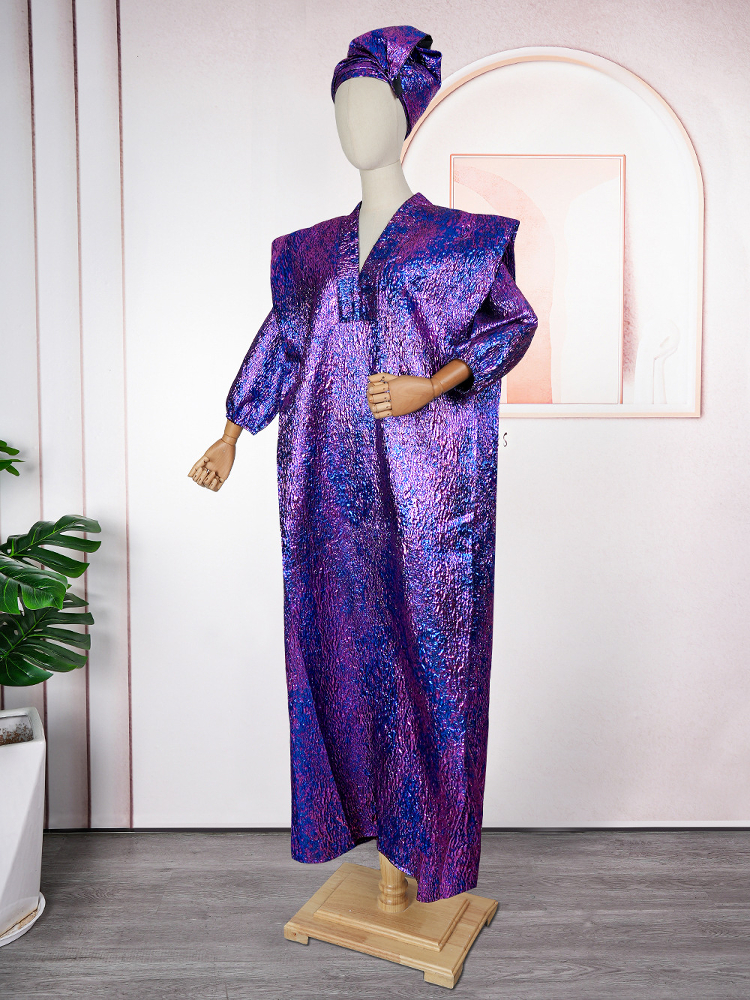 Loose Fit Shiny African Women' – Ethnic Gown recenzja i cena