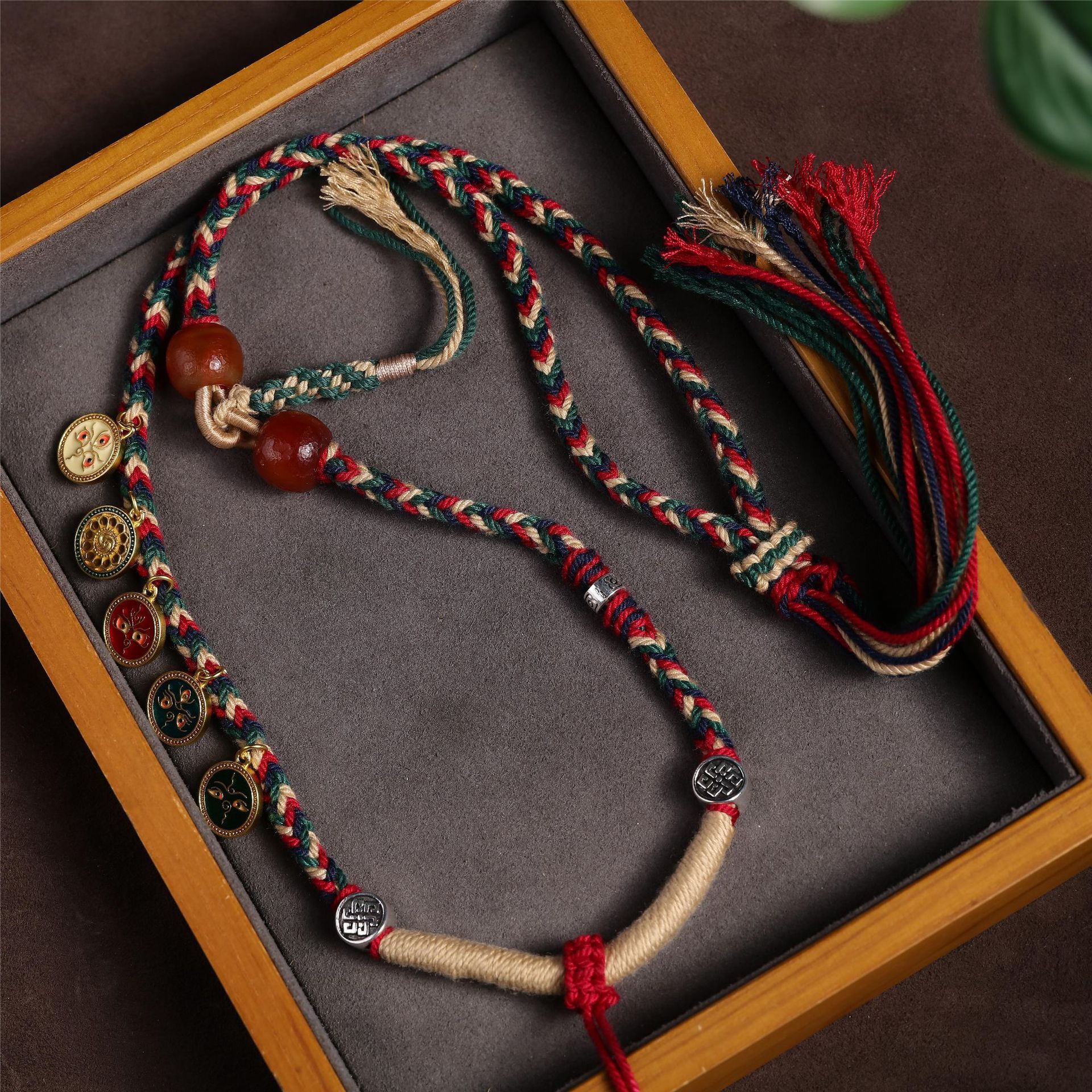 Tibetan Five Way Colorful Pend – Ethnic Fashion Way recenzja i cena