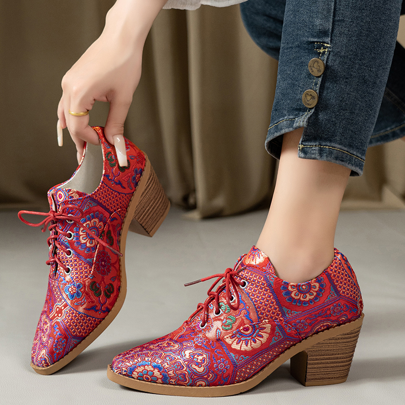 Ethnic Ladies Boots Spring Win – Winter Ethnic Fashion For Women recenzja i cena