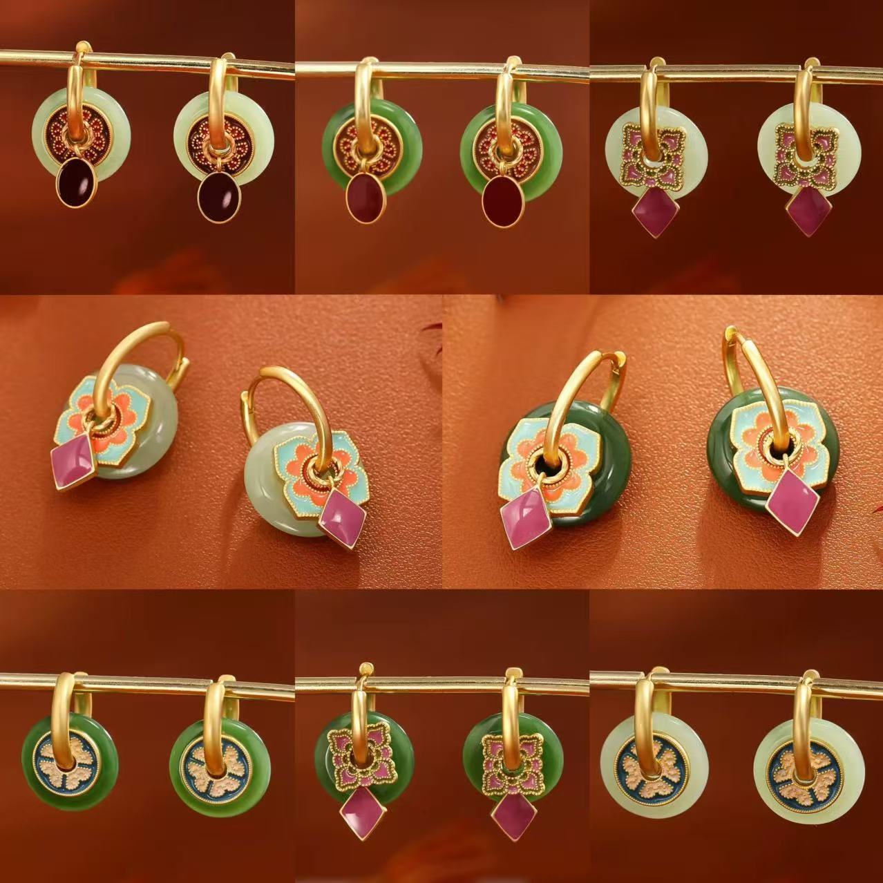 S925 New Chinese-style Earring – Ethnic Fashion Way recenzja i cena