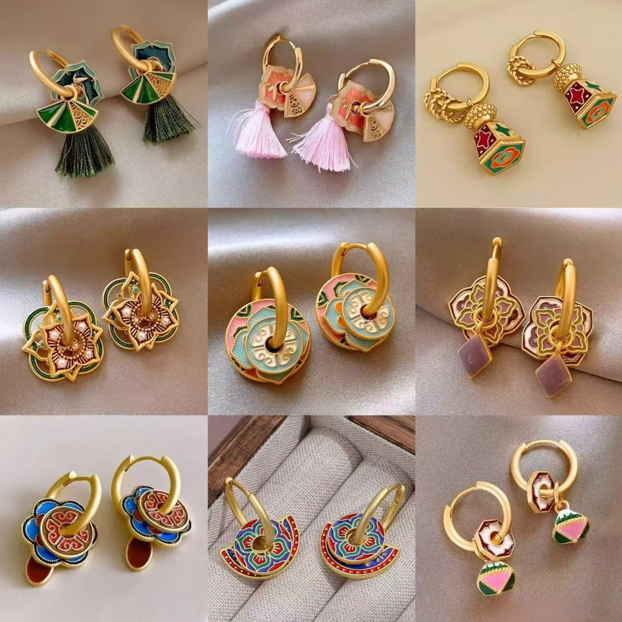 S925 New Chinese-style Earring – Ethnic Fashion Way recenzja i cena