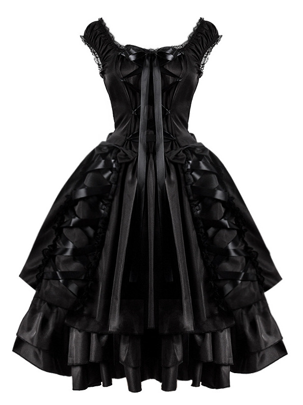 Black Lolita Dress Halloween C – Ethnic Gown recenzja i cena