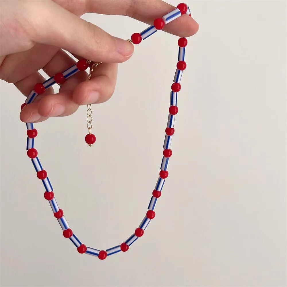 Fashion Colorful Beaded Neckla – Y2K Ethnic Fashion recenzja i cena