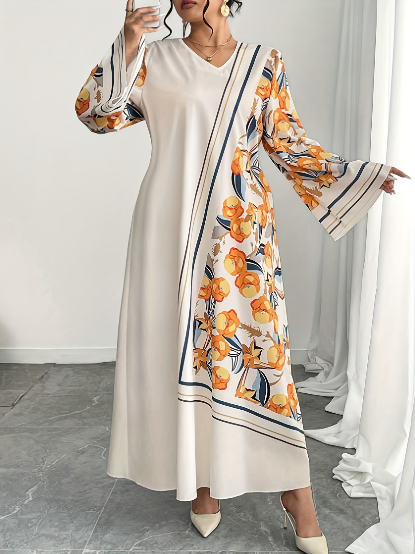 Plus Size Fashionable Women's  – Ethnic Gown recenzja i cena