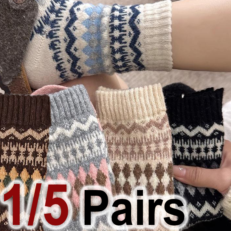 1/5 Pairs of Autumn and Winter – Winter Ethnic Fashion For Women recenzja i cena