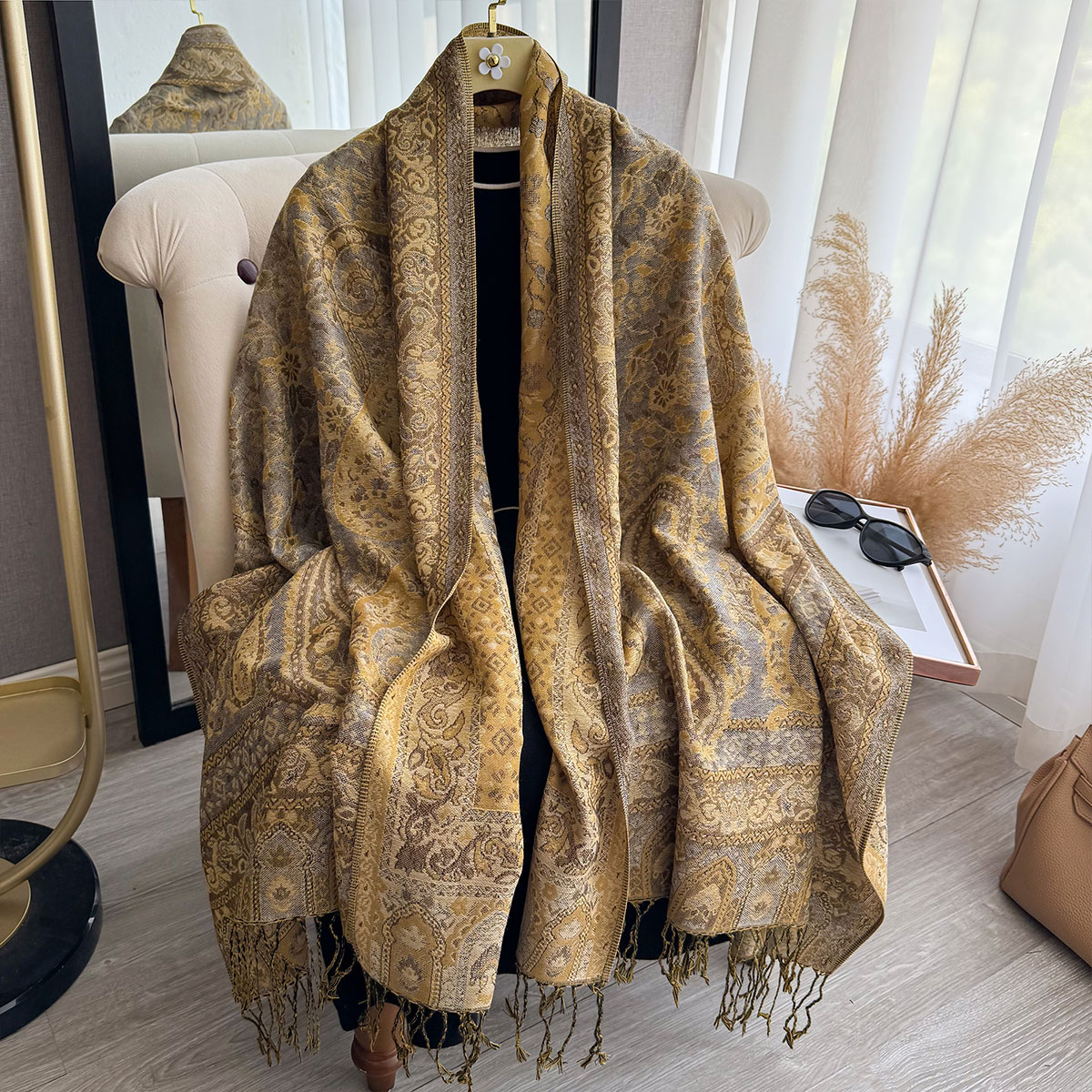 2025 Tassel Blanket Design Eth – Winter Ethnic Fashion For Women recenzja i cena