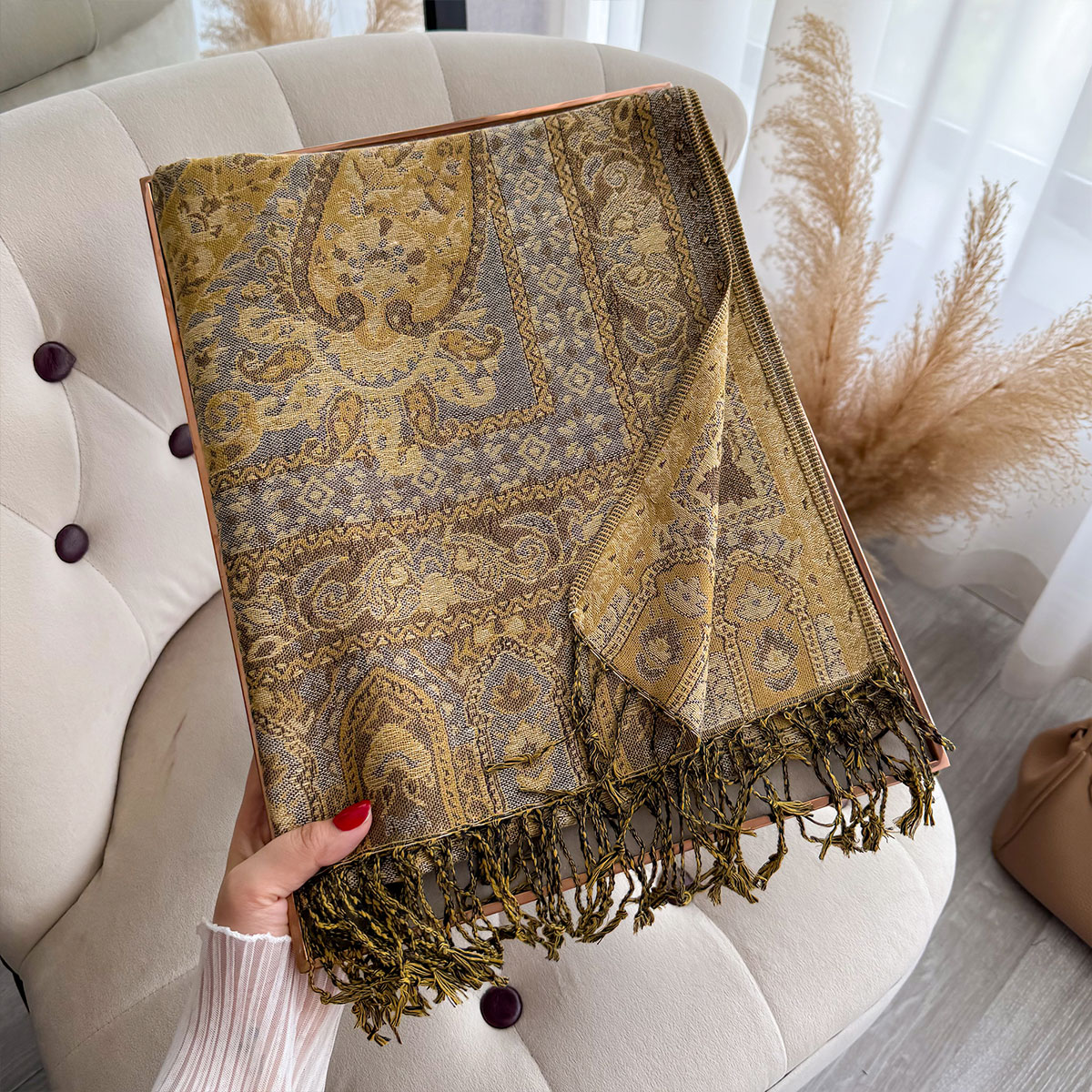 2025 Tassel Blanket Design Eth – Winter Ethnic Fashion For Women recenzja i cena