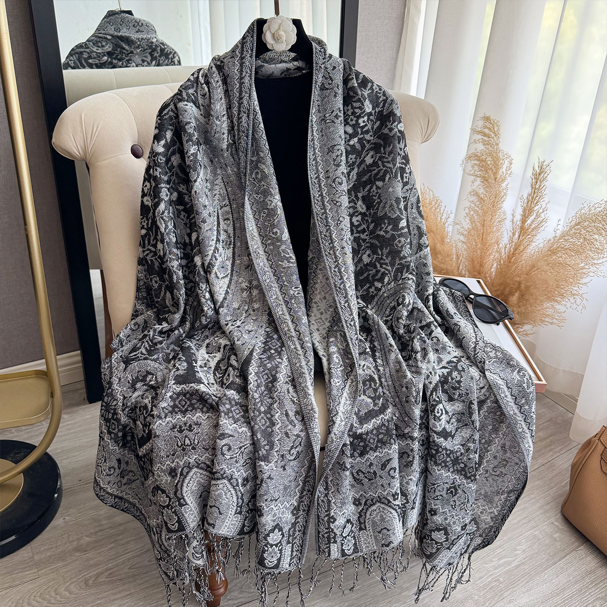 2025 Tassel Blanket Design Eth – Winter Ethnic Fashion For Women recenzja i cena