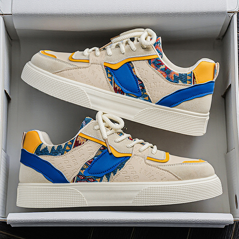 Men's Vintage Patchwork Platfo – Ethnic Fashion Walk recenzja i cena