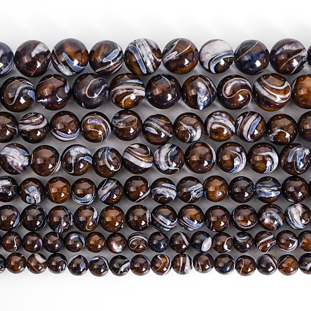 Natural Brown Trochidae Shell  – Ethnic Fashion Jewellery recenzja i cena