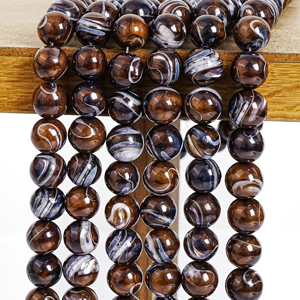 Natural Brown Trochidae Shell  – Ethnic Fashion Jewellery recenzja i cena
