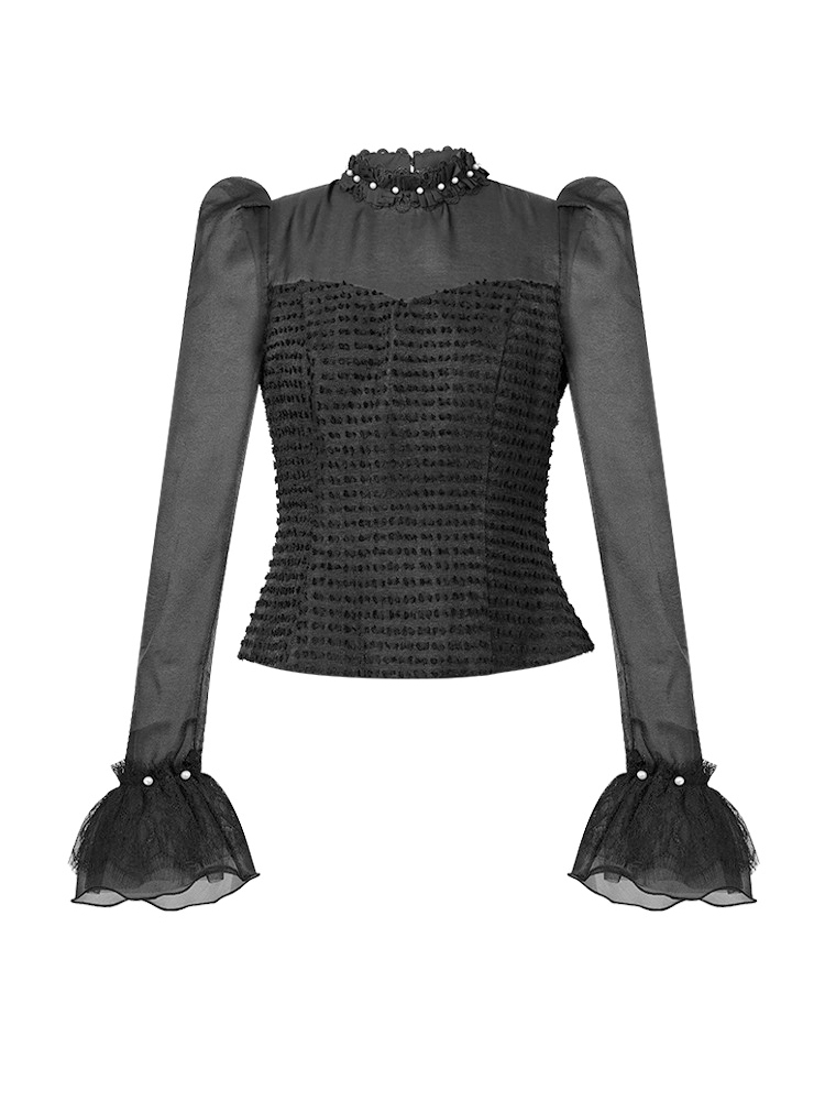 Fake 2-Piece Black Formal Occa – Thai Silk Blouse recenzja i cena