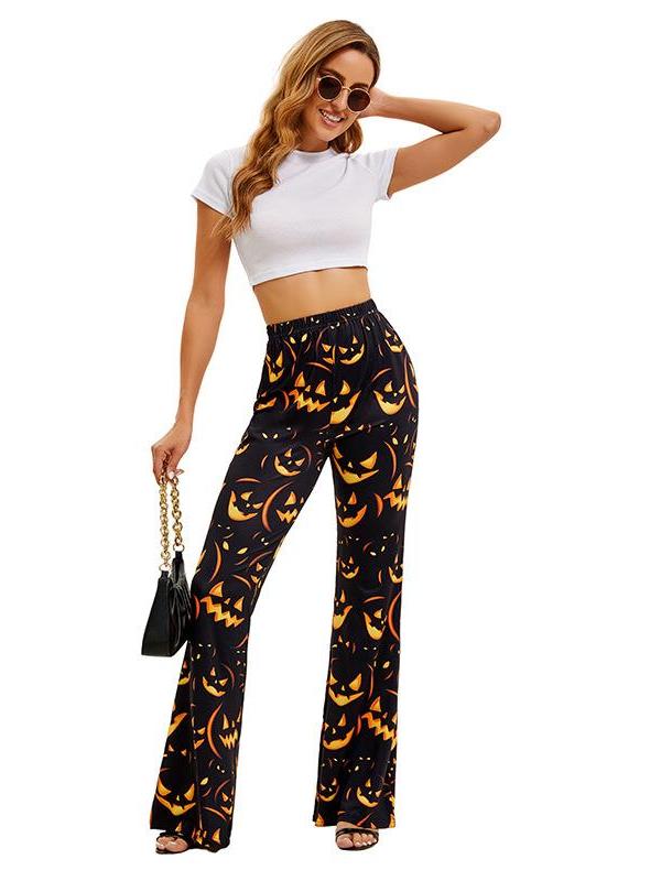 Halloween Bat Pumpkin Print Wo – Ethnic Wear Fashion Brand recenzja i cena