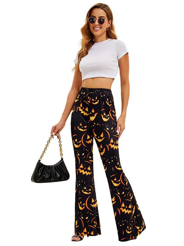 Halloween Bat Pumpkin Print Wo – Ethnic Wear Fashion Brand recenzja i cena