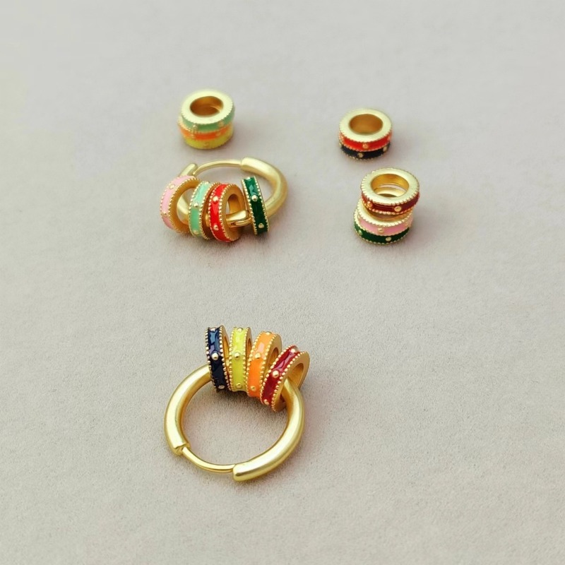 Retro Color Enamel Drip Glaze  – Ethnic Fashion Way recenzja i cena