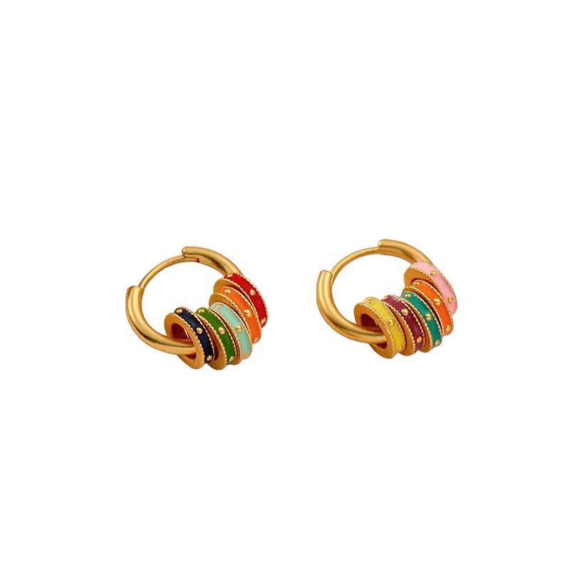 Retro Color Enamel Drip Glaze  – Ethnic Fashion Way recenzja i cena