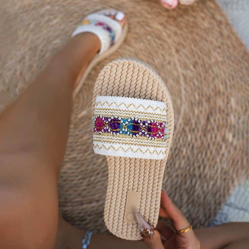 Women Slippers Outdoor Flat De – Ethnic Fashion Designers recenzja i cena