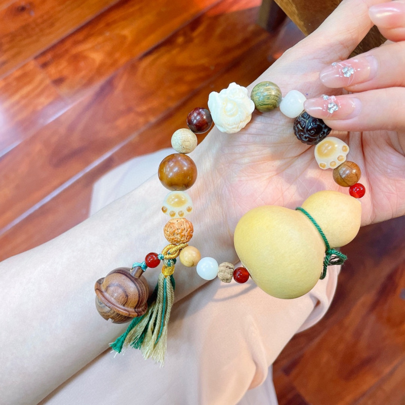 Multi-Treasure Gourd Bracelet  – Ethnic Fashion Way recenzja i cena