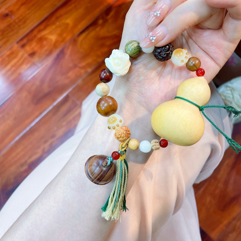 Multi-Treasure Gourd Bracelet  – Ethnic Fashion Way recenzja i cena
