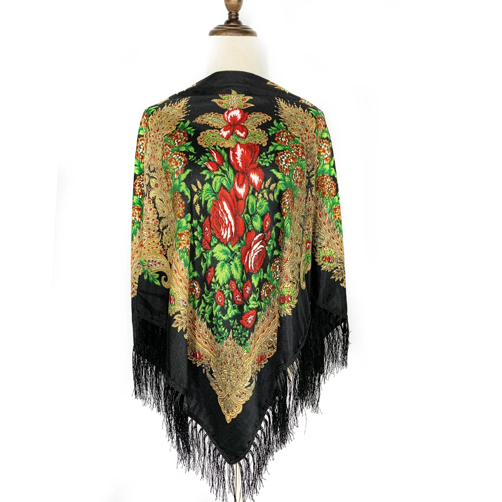 130*130cm Ethnic Style Russian – Winter Ethnic Fashion For Women recenzja i cena